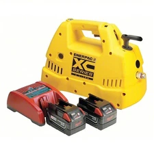 Enerpac XC1202MB Cordless Pump Kit, 2L 3/2 Manual Valve, 115V Charger Open Box
