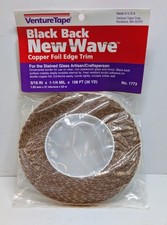 Copper Foil Tape -For Stained Glass Trim Tape 5/16 In x 1-1/4 Mil x 108 New