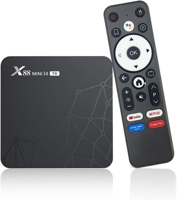 Ultimate 4K Streaming mit Android TV Box 14.0 | 16GB ROM & Bluetooth 5.0