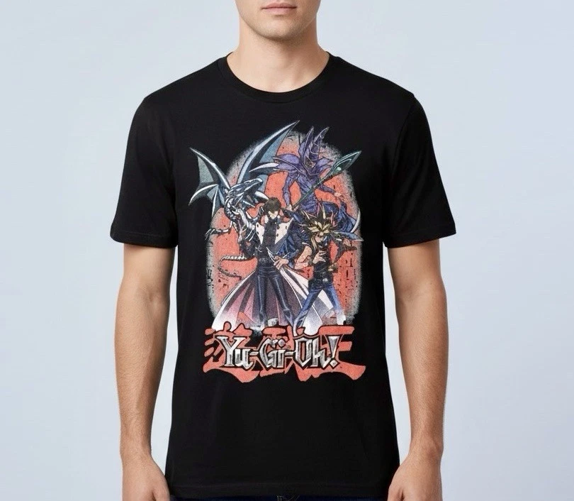 Yu-Gi-Oh! Estilo Vintage Duel Monsters NUEVO con etiqueta/camisa retro ambiente años 2000/ Foto 3 de 4