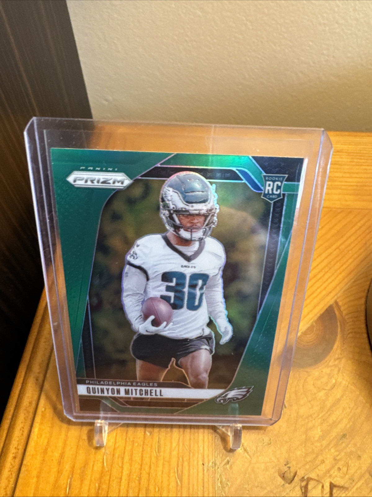 2024 Panini Prizm - Rookies Quinyon Mitchell #381 Green Prizm (RC)