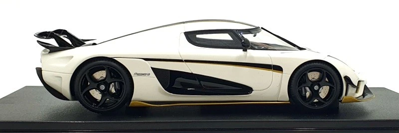 GT Spirit 1/18 Scale Resin GT913 - 2023 Koenigsegg Regera World Record - White - Image 3 of 4