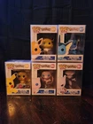 Funko Pop! Games Pokemon Lot - Mew, Mewtwo, Vaporeon, Jolteon, & Pikachu Flocked