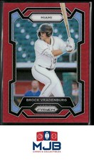 2024 Panini Prizm Brock Vradenburg Red Prizms #/299 #153