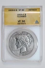 1935-S PEACE DOLLAR ANACS VF30 DETAILS