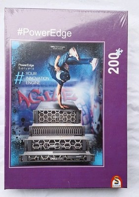 Schmidt Puzzle 200 Teile #PowerEdge Dell Technologies Fotopuzzle 36 x 48 Sealed!