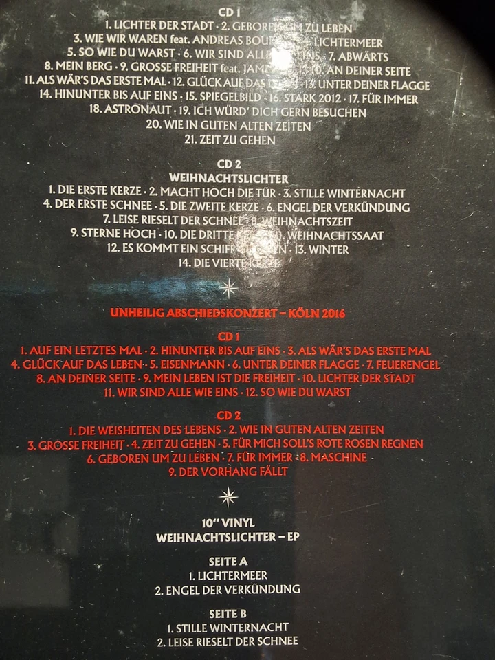 Unheilig - Lichterland Best Of Limitierte Super Deluxe Box Neu/Ovp - Bild 3 von 3