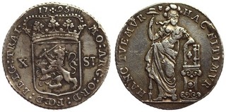 Netherlands / Utrecht 10 Stuiver "X Stuiver" 1795 Batavian Republic