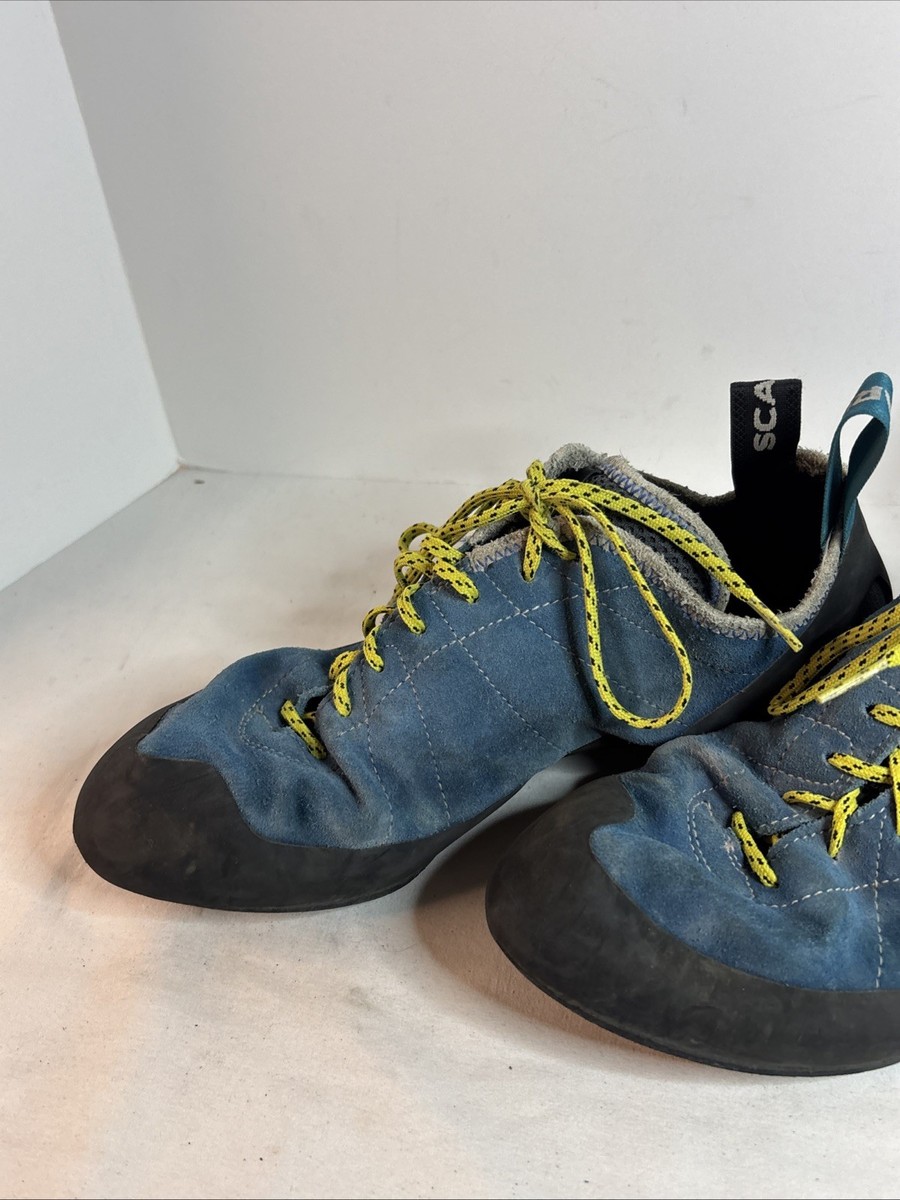 SCARPA HELIX HYPER BLUE 45.5 EU Scarpa-Helix Hyper Blue Climbing Shoes Men Size 10.2/3 US  main image 2
