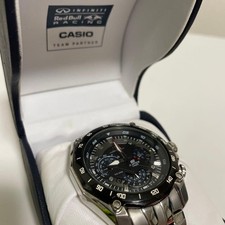 Casio Edifice 5147 Red Bull Collaboration Analog Armbanduhr Schwarz aus Japan