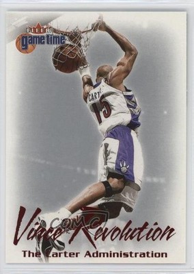 2000-01 Fleer Game Time Vince And The Revolution Vince Carter #8VR HOF 8y6