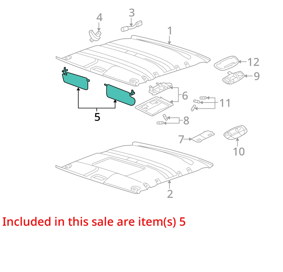 2005-2006 Mercury Montego драйвер солнцезащитный козырек зеркало левый солнцезащитный козырек бежевый FXAPF - Изображение 3 из 4