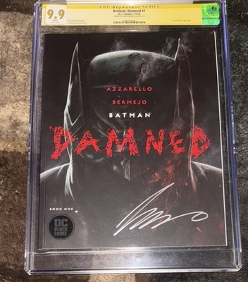 Batman Damned #1 CGC 9.9 SS 1st DC Black Label modern 🔑 SIGNED BY
