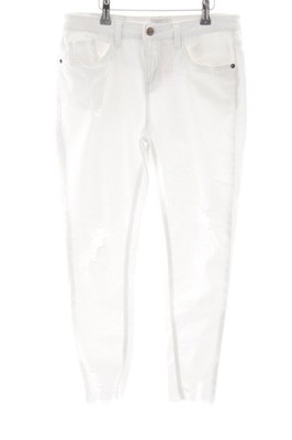 ANISTON Röhrenjeans Damen Jeans Gr. DE 38 weiß Casual-Look