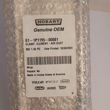 Hobart/Baxter 01-1P1195-00001 Element  Clamp Genuine OEM Free Ship