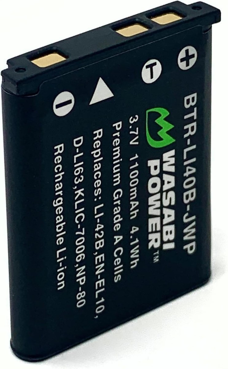 vhbw Batterij compatibel met Kodak Pixpro FZ55, Pixpro X52, Pixpro X53, Pixpro X54, Pixpro X55 camera (660 mAh, 3,7 V, Li-Ion
