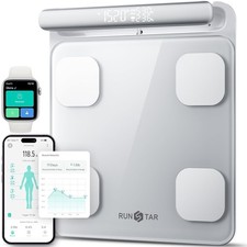 Runstar Smart Scale for Body Weight and Fat Percentage 8-Electrode,