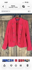 Tommy Hilfiger Women's Casual Band Style Jacket Red Color - Size: Medium