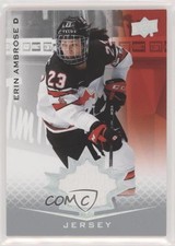 2021 Upper Deck Team Canada Juniors Jersey Erin Ambrose #46 vm9