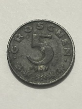 👀AUSTRIA 1951 5 GROSCHEN COIN VINTAGE 👀