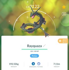 Pokémon·GO✨ Shiny Rayquaza (fortuna garantita) ✨ 20k Polvere di Stelle / Ultra amico