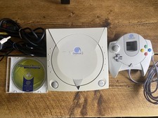 Sega Dreamcast Console With Controller, Virtua Tennis Tested Working PAL