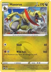 Haxorus 112/172 Reverse Holo Rare Brilliant Stars