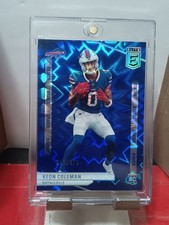 KEON COLEMAN BLUE STATUS  ROOKIE CARD #243/875 COLOR MATCH - 2024 DONRUSS ELITE