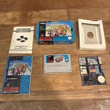 Super Mario Kart Nintendo SNES Game Boxed With Manual And Game