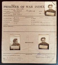 WW2 German POW Nachlass Normandie 1944 Lazarett Medical Records Kriegsgefangener