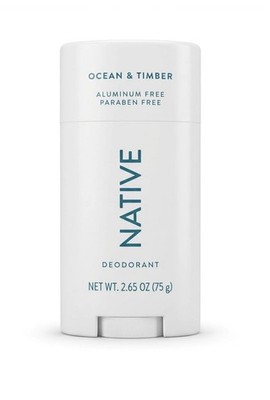 Native Deodorant Ocean & Timber Aluminum - Paraben Free 2.65 oz - New
