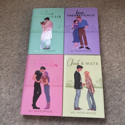 Illumicrate Ali Hazelwood 4book special editions with exclusive dust jackets 