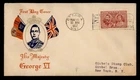 DR WHO 1937 CANADA FDC KGVI CORONATION OTTAWA ONT M82354