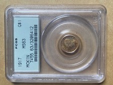 1917 Commemorative Gold $1 McKinley Memorial PCGS MS63