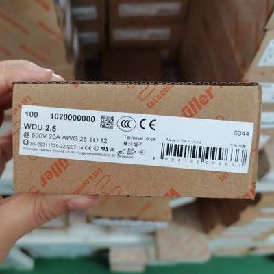 100pcs/box New For Weidmuller WDU 2.5 1020000000 terminal #pq