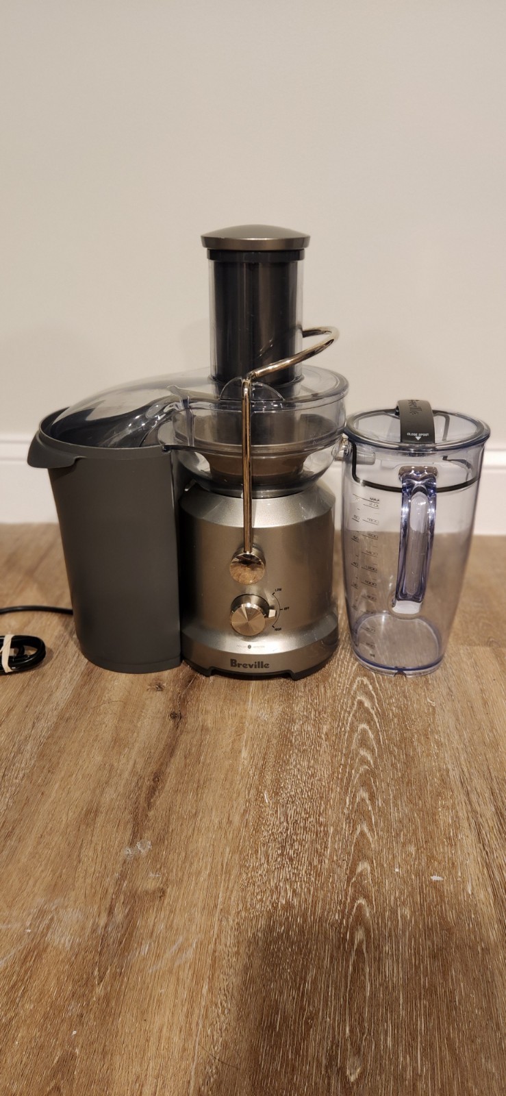 Breville Juice Fountain Cold Centrifugal Juicer - Silver (BJ