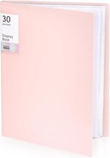 Binder with Plastic Sleeves, Portfolio Folder with Clear Sheet Protectors, Di...