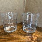 Pasabahce Dot Optic Circle Rocks Old Fashioned Glasses Set Of 2–4” Tall. R11 — photo 1
