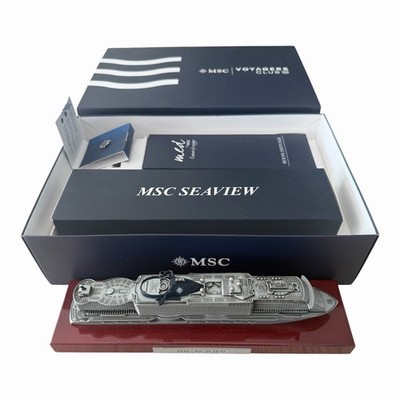 MSC VOYAGERS CLUB BLUE DIAMOND SEAVIEW PAKET - Modell Raumduft & Pin NEU OVP VIP