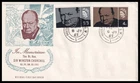 1965 GB Sir Winston Churchill Ord Official FDC House of Commons CDS
