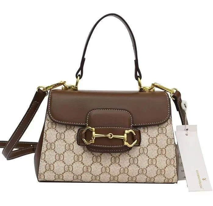 FashionNOVA Saddle bag horse buckle handbag new niche western-style vintage - Image 3 of 4