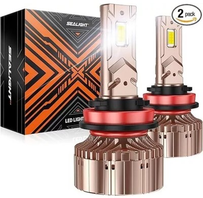 SEALIGHT SUPER BRIGHT LED BULBS X6S 6000K White H11/H8/H9/H16 PLUG & PLAY SEALED