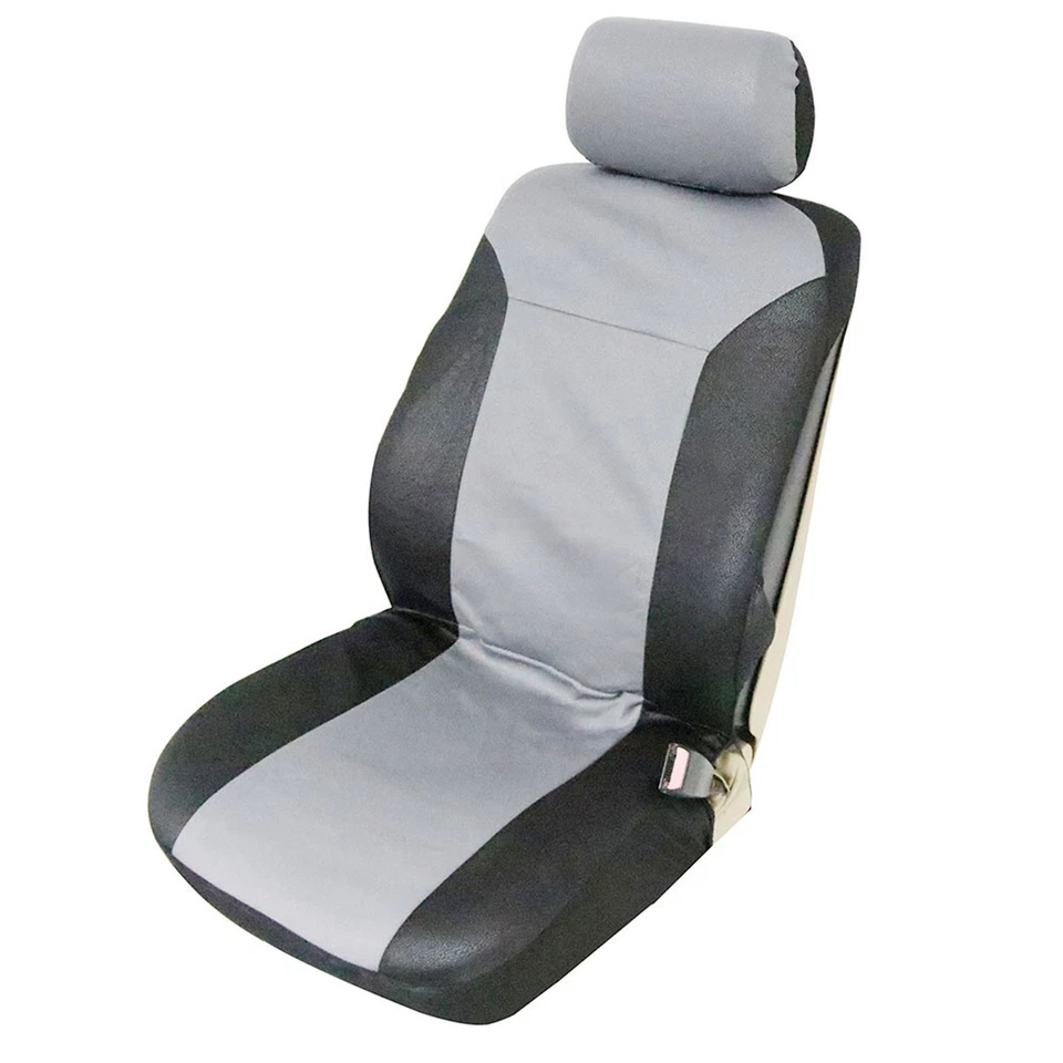 Cubierta de asiento de coche gris de 5 asientos para Dodge Toyota Camry Skoda Acura Volkswagen Foto 3 de 4