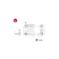 febi Bilstein Stange/Strebe, Stabilisator 172296 Prokit FüR Evobus