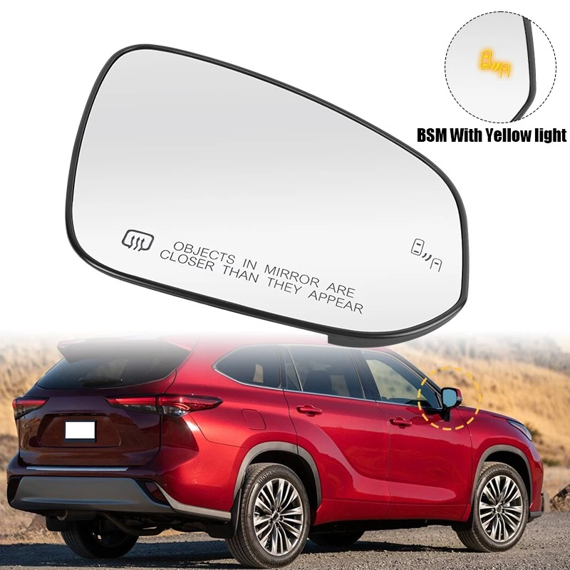 Rearview Mirror Folding Switch with led For Toyota Highlander 2022-2025 Electric rearview mirror, automatic folding - 34 Rearview Mirror Folding Switch with led For Toyota Highlander 2022-2025 Electric rearview mirror, automatic folding - 34