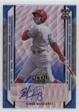 2021 Leaf Metal Draft Blue Wave /20 Simon Muzziotti #BA-SM2 Auto 1pe6