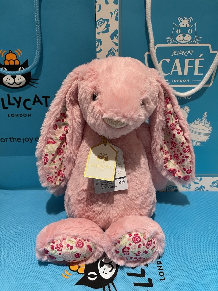 Jellycat Beijing Exclusive Blushkin Blossom Luxe Bunny — BNWT