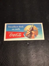NOS 1956 Coca-Cola Blotter Advertising 3.5x7.5in *RARE*