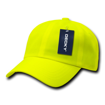 2/3/5/10 Pack Of Decky Unisex Lot 6 Panel Low Profile Neon Cap - 761