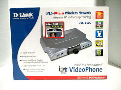 NEW SEALED D-Link DVC-1100 AirPlus Wireless Network IP Videoconferencing